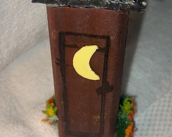 Miniature Outhouse decor