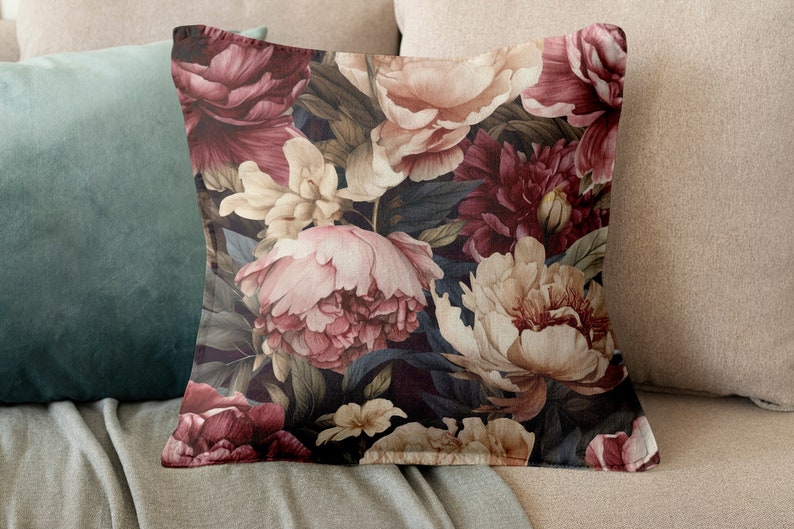 Watercolor Peony Seamless Pattern, Commercial Use, Peony Pattern, Scrapbook Paper, Digital Paper, Floral Pattern, Tileable Pattern image 4