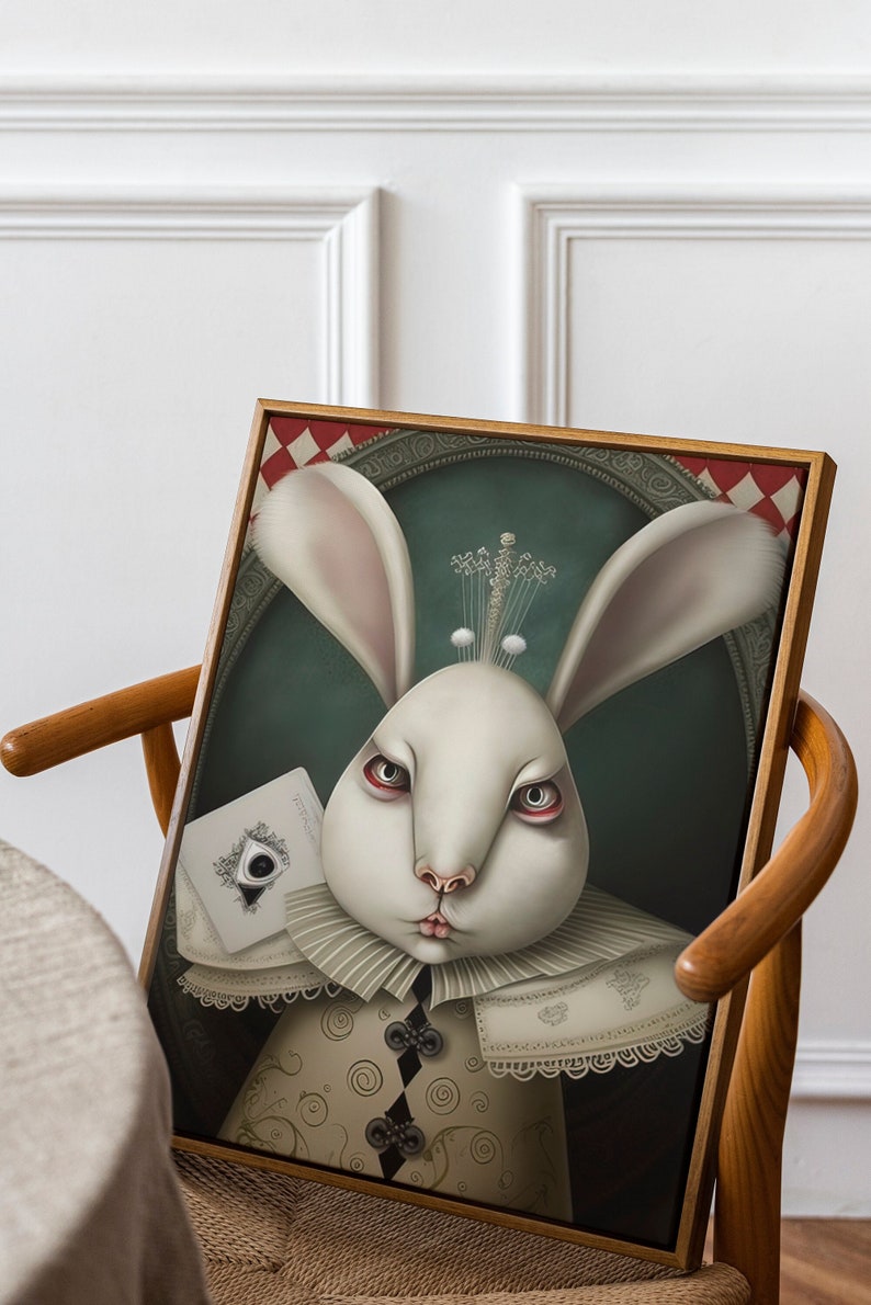 Lewis Rabit Alice in Wonderland - the White Rabbit, the White Rabbit Poster, White ...