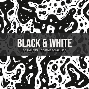 Motivo in bianco e nero, Uso commerciale, Motivo astratto, Motivo moderno, Carta per album, Carta digitale, Motivo liquido