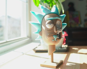 Statue 3D crâne de Rick
