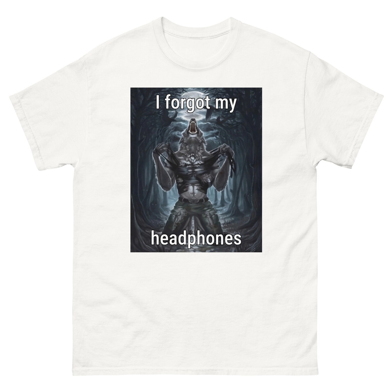 I My Headphones Meme Tshirt, Funny Tshirts, Meme Shirts, Funny