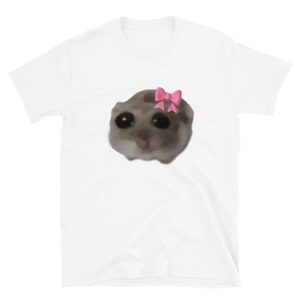 I&#39;m Just a Girl Sad Hamster Meme T-Shirt, Unisex - Silly Shirts, Tiktok Shirts, Funny Gift Shirts
