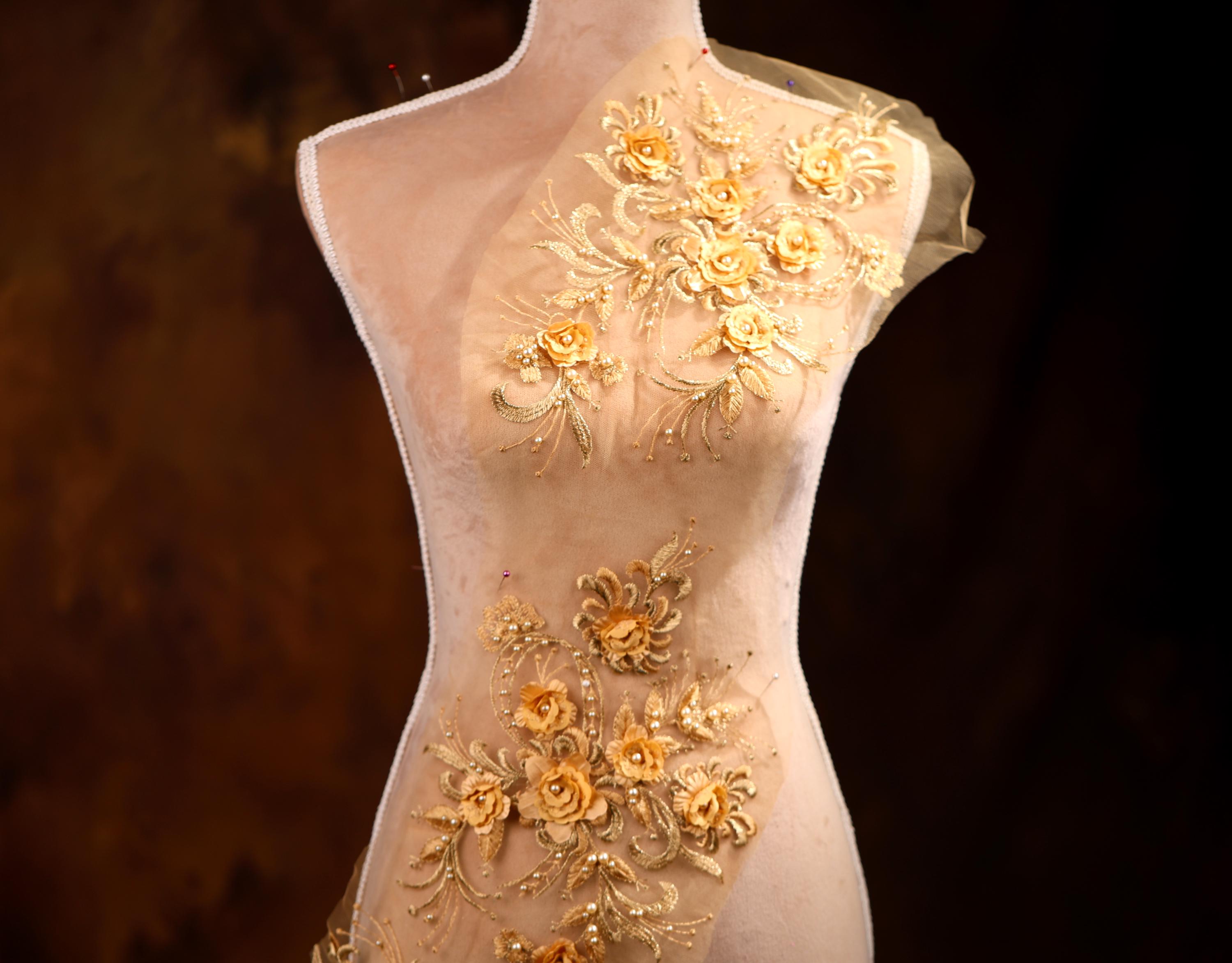 Golden Beads for Dress - Etsy