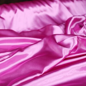 Bright Violet Charmeuse Silk Fabric main image 0