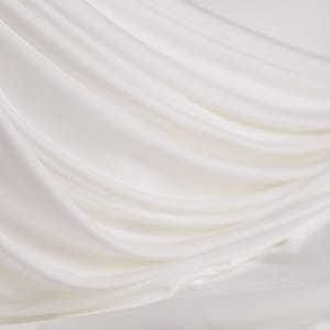 Ivory Venechia Knit Fabric: 4-Way Stretch Matte Jersey - Bridal & Apparel