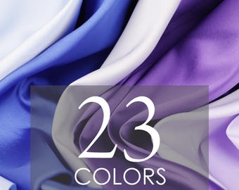 Mikado Satin Fabric by the Yard | 100% Polyester, USA Made