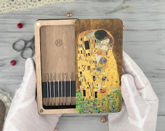 Wooden Magnetic Needle Minder: Sewing Craft Organizer