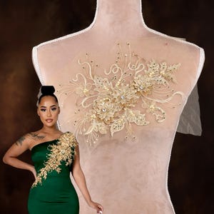 White Gold Dress Illusion - Etsy