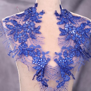 peacock blue dress for wedding Peacock Blue Halter Neck A-Line Long Prom Dress With Split main image 0