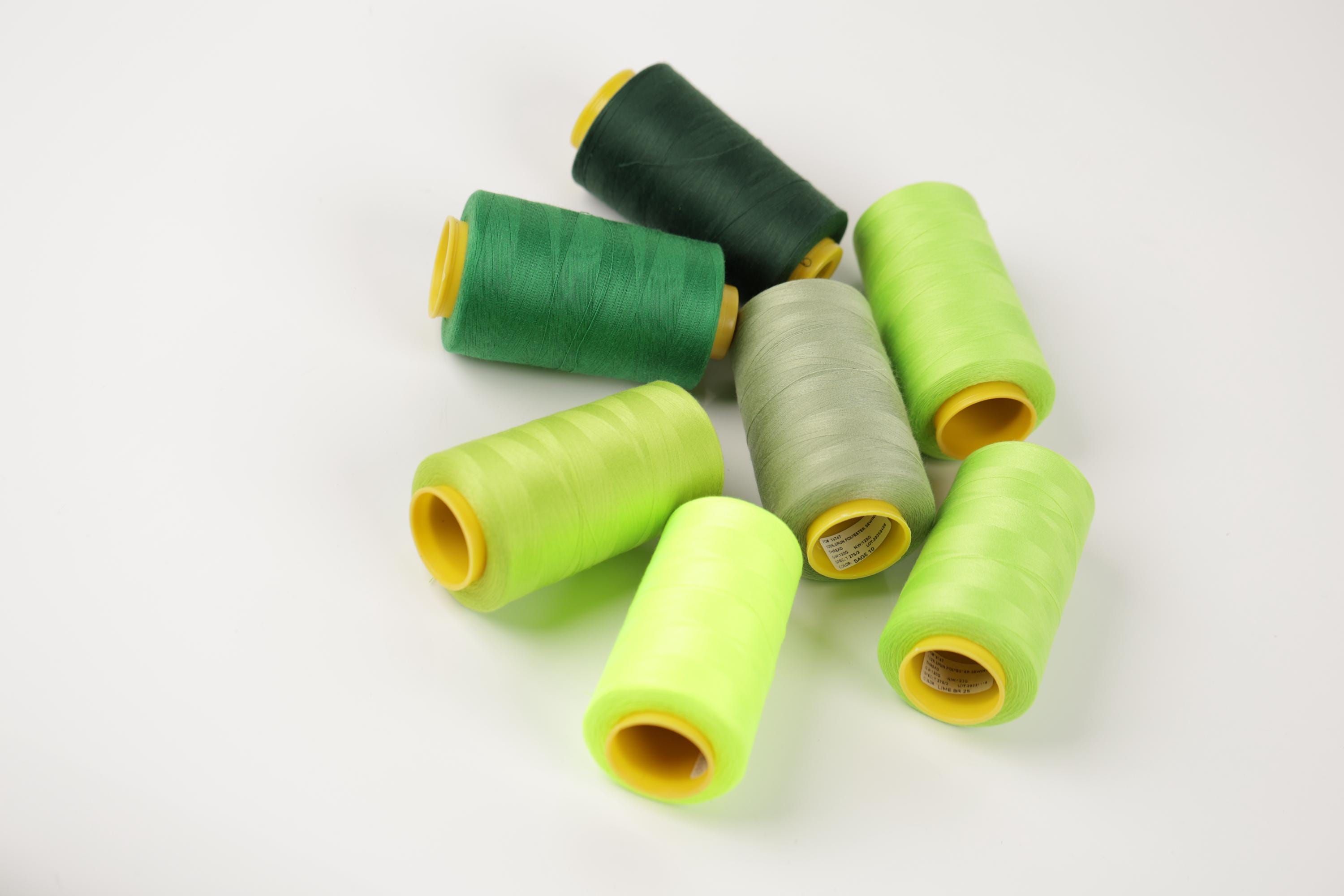 Lime Thread Lime Green Polyester Sewing Thread, All Purpose 4150 Yards - Etsy