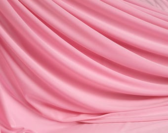 Rosa Venechia 4-vägs stretchtyg | Matt jersey för romantiska toppar, loungekläder och gör-det-själv-kläder PK-1157