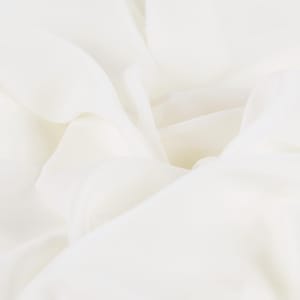 Ivory Sheer Chiffon Fabric by the Yard, Matte Polyester for Dresses & Draping