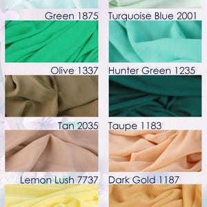 Chiffon Colors