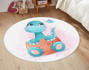 Tapis dinosaure pour enfants, dinosaure, tapis dinosaure, tapis dinosaure, tapis lavable pour enfants, tapis doux, tapis pour chambre de bébé, tapis antidérapant pour bébé, tapis de jeu doux, tapis de jeu