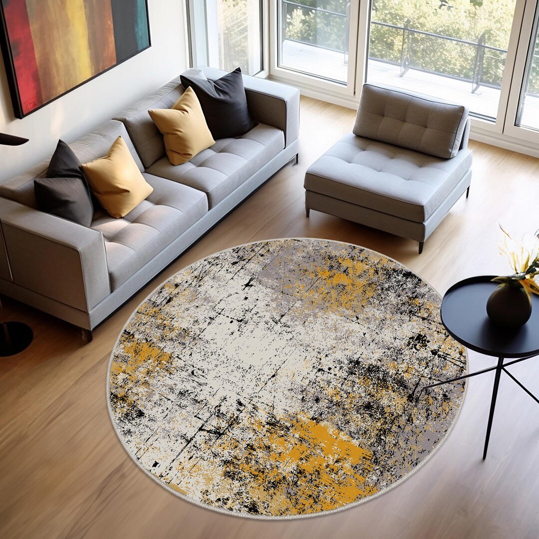 Beige Gold Vintage Rug, Gold Living Room Rug,bedroom Carpet,elegant ...