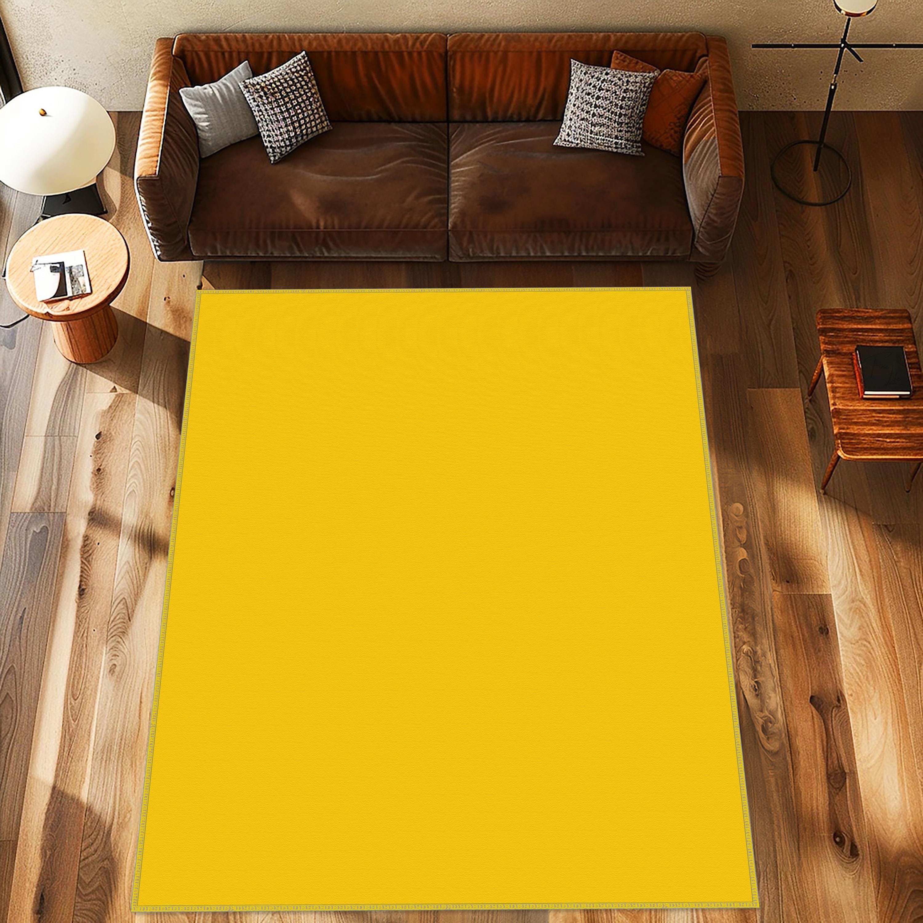 Gold Plain Color Rug, Luxury Gold Rug, Gold Plain Color Rug, Gold Color ...