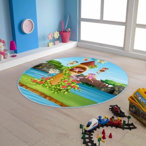 Fairy Rug, Forest Fairy Carpet, Fairy Kids Carpet, Soft Babyrug ...