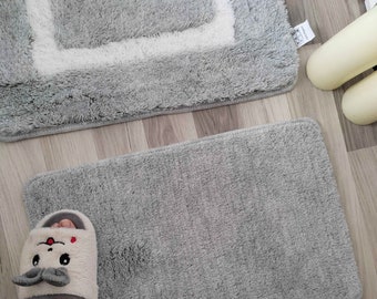Tappeto Bagno Grigio WohnDirect Firenze 50x80 | Stile e Sicurezza
