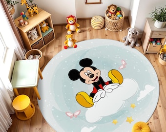 Micky Maus Teppich, Micky Maus Teppich, Micky Maus Teppich, Minnie Maus Kinder Dekor, Micky Maus Teppich, Weicher Spielteppich