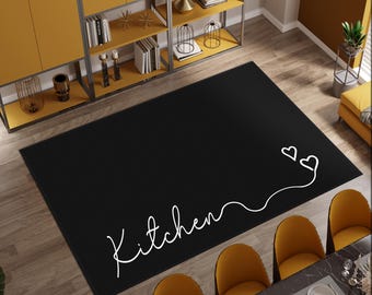 Kitchen Carpet, Non-Slip Kitchen Mat, Washable Non-Slip Kitchen Rug, Kitchen Decor, Kitchen Mat