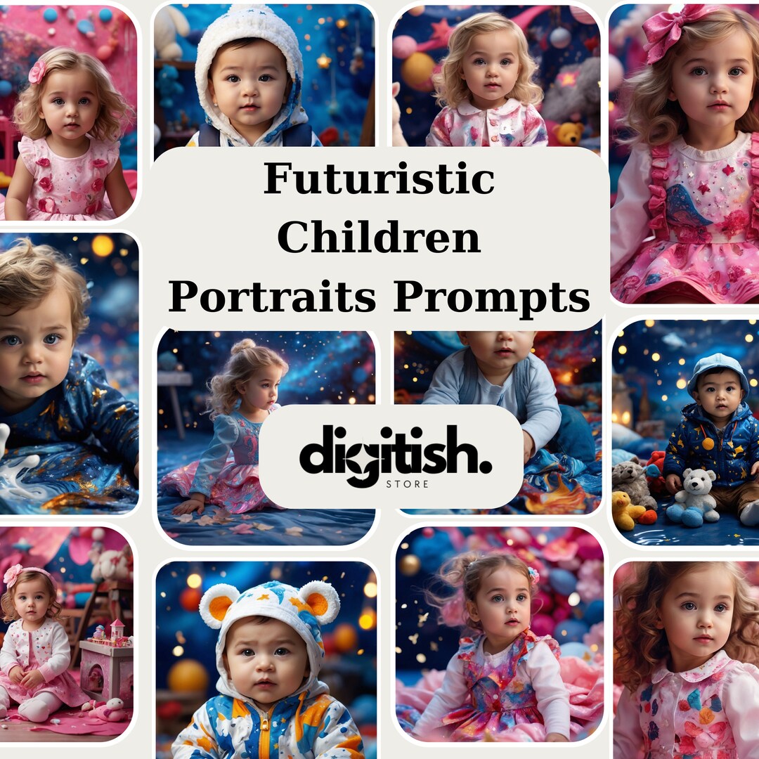 Children Realistic Portrait Prompts, Midjourney Prompts, Leonardo AI ...