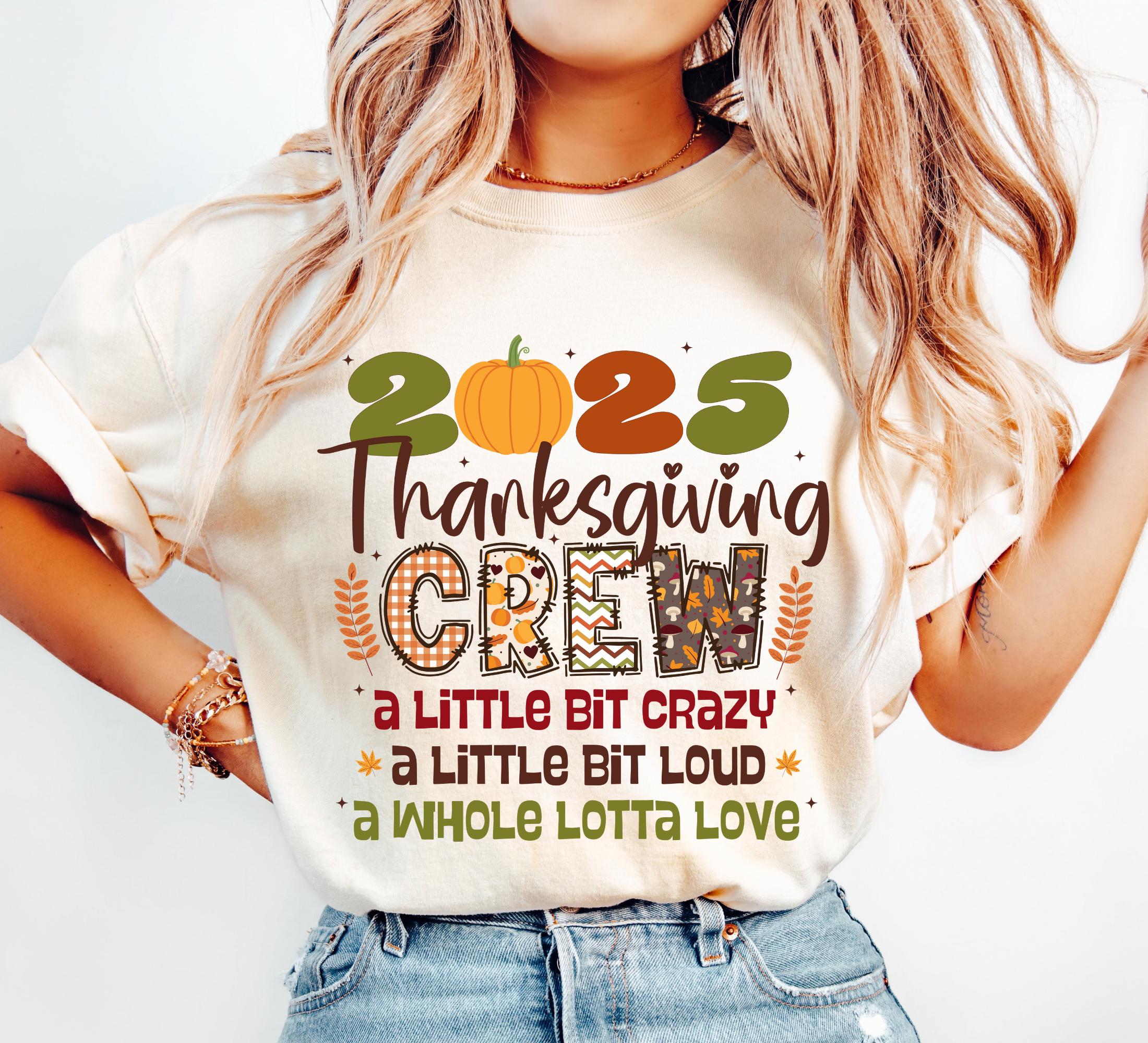 Family Thanksgiving 2025 PNG Thanksgiving Crew PNG Funny Matching Pumpkin Shirt Png Fall Reunion Png Thankful Png Making Memories Png