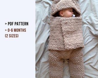 Bear Blanket Crochet Pattern | Beginner Friendly, 0-6 Months (PDF FILE)