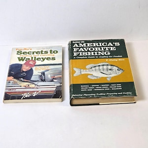 Fishing Book Lot of 2 Vintage 1st Editions Pro-Mo's Signed Copy 1964 1989