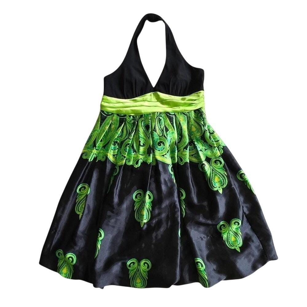 jodi kristopher green dress 17½ 34/35