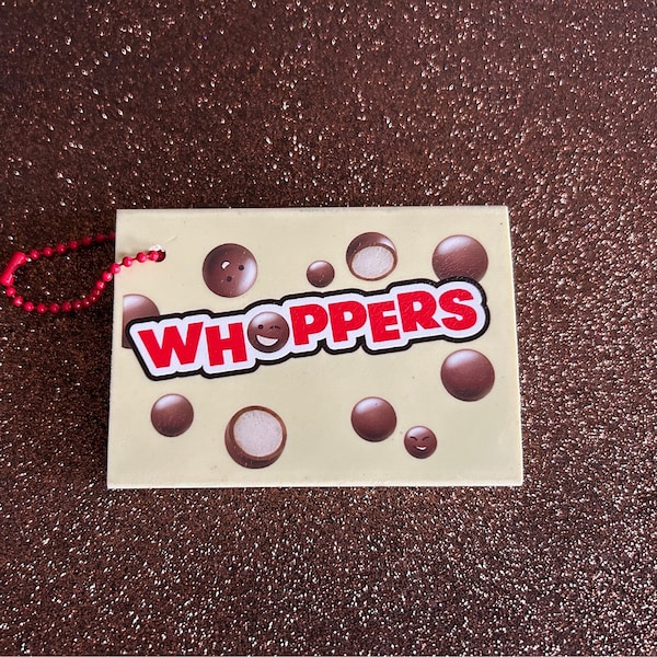 Jumbo WHOPPERS Malted Milk Balls Candy Eraser Keychain ~ Custom Official Hershey Product ~ Large Candy  Keychain, Keyring, Or Backpack Charm