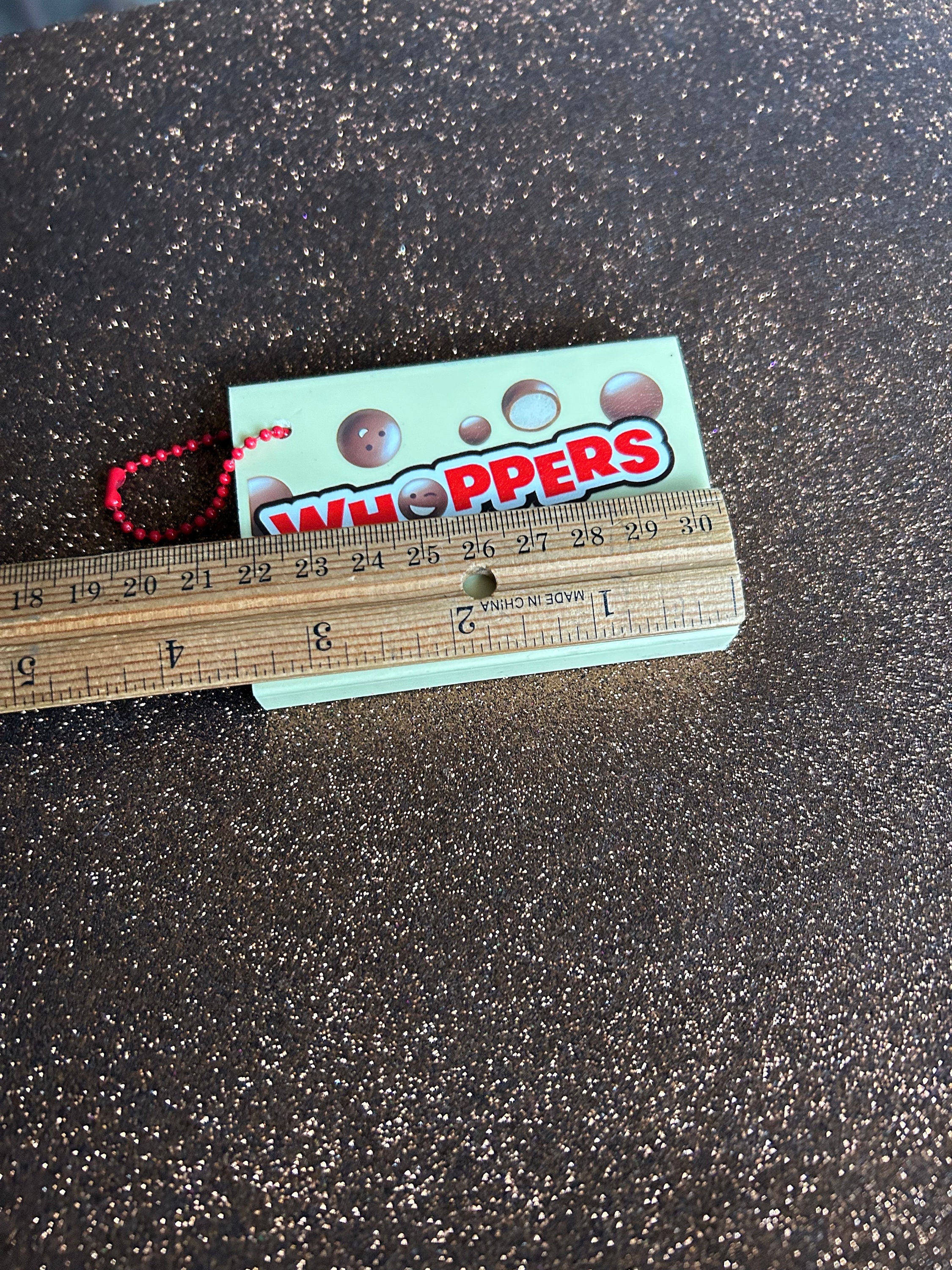 Jumbo WHOPPERS Malted Milk Balls Candy Eraser Keychain Custom Official