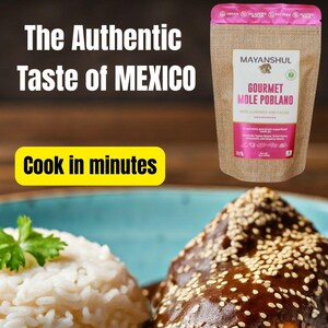 Mexican Mole Sauce Gourmet Mole Poblano, Black Mole, Superfood Ingredients, Vegan, No Added Sugar, Fat Free, Gluten Free, Paleo Diet.