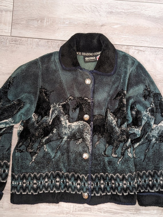 Vintage horse sweater - image 1