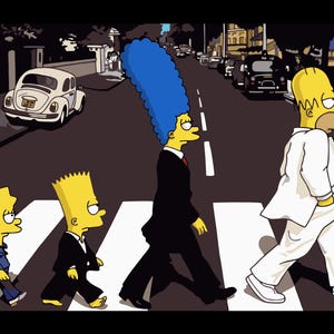 Pacchetto di immagini PNG dei Simpson + file sorgente vettoriale
