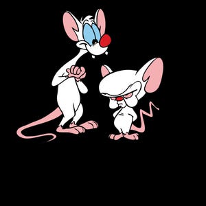 Bundle of Pinky and the Brain PNG image + vector source file