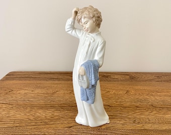 リヤドロ スノーボード少年の磁器製置物「これは楽しい」#8263 - Etsy 日本