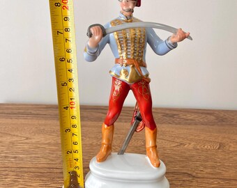 Vintage Herend Hand-painted Hadik Hussar Figurine 5526, 9