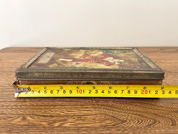 Antique Macfarlane Lang & Co Biscuit Tin Box, After Sir Thomas