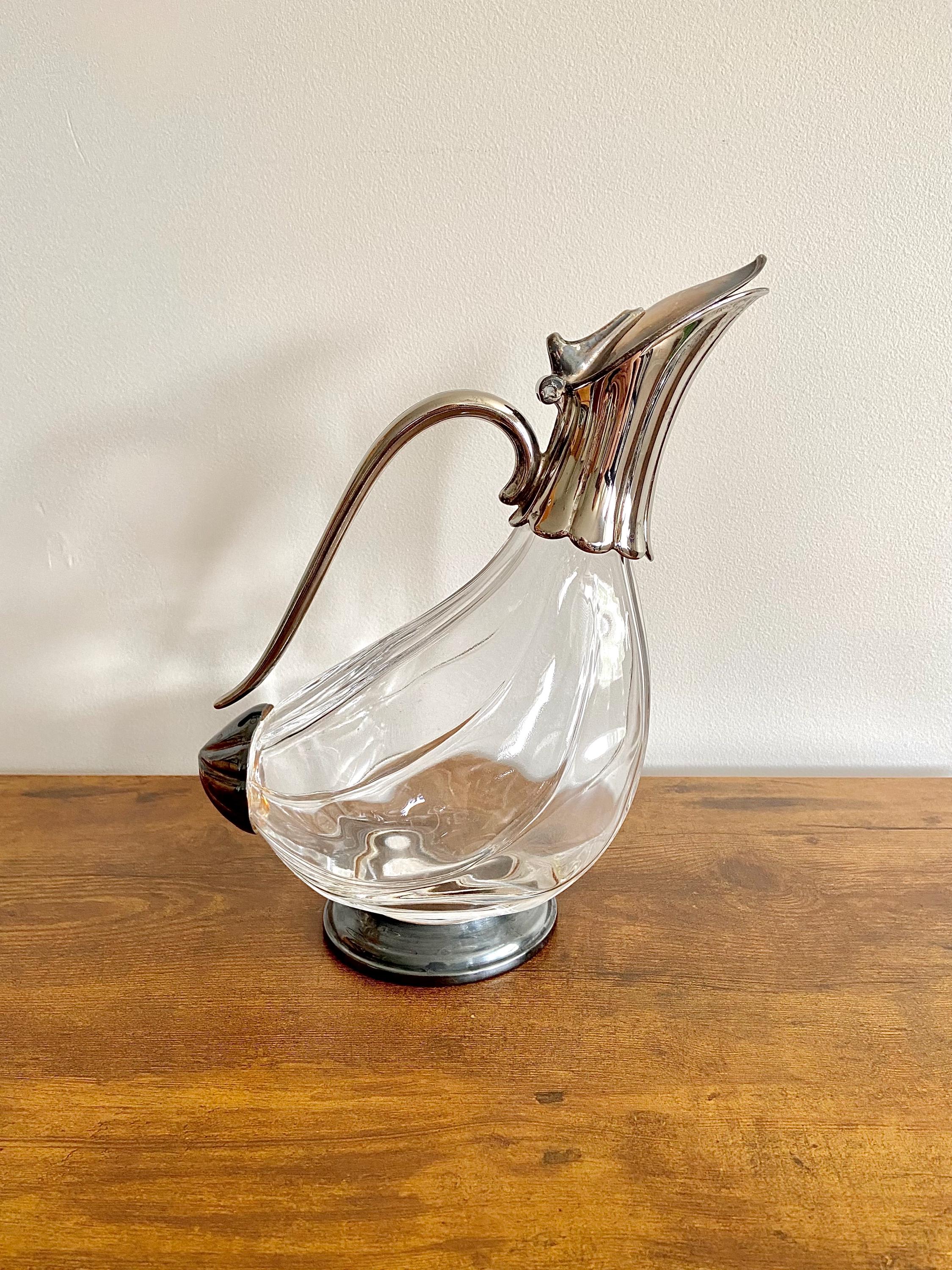 イタリア　アンティーク　Jug Decanter　シルバープレート イタリア アンティーク Jug Decanter シルバープレート