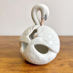 Lladro Swan Vase - Etsy