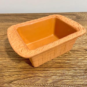 Vintage Romertopf By Reco Terracotta Clay Bread Baker Loaf Pan, Nature&#39;s Oven &quot;BAKER BREAD&quot; Bread Pan, Mexico