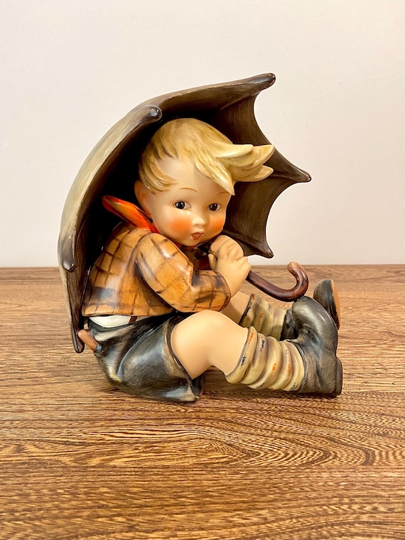 Rare Large Hummel Umbrella Boy Figurine 8