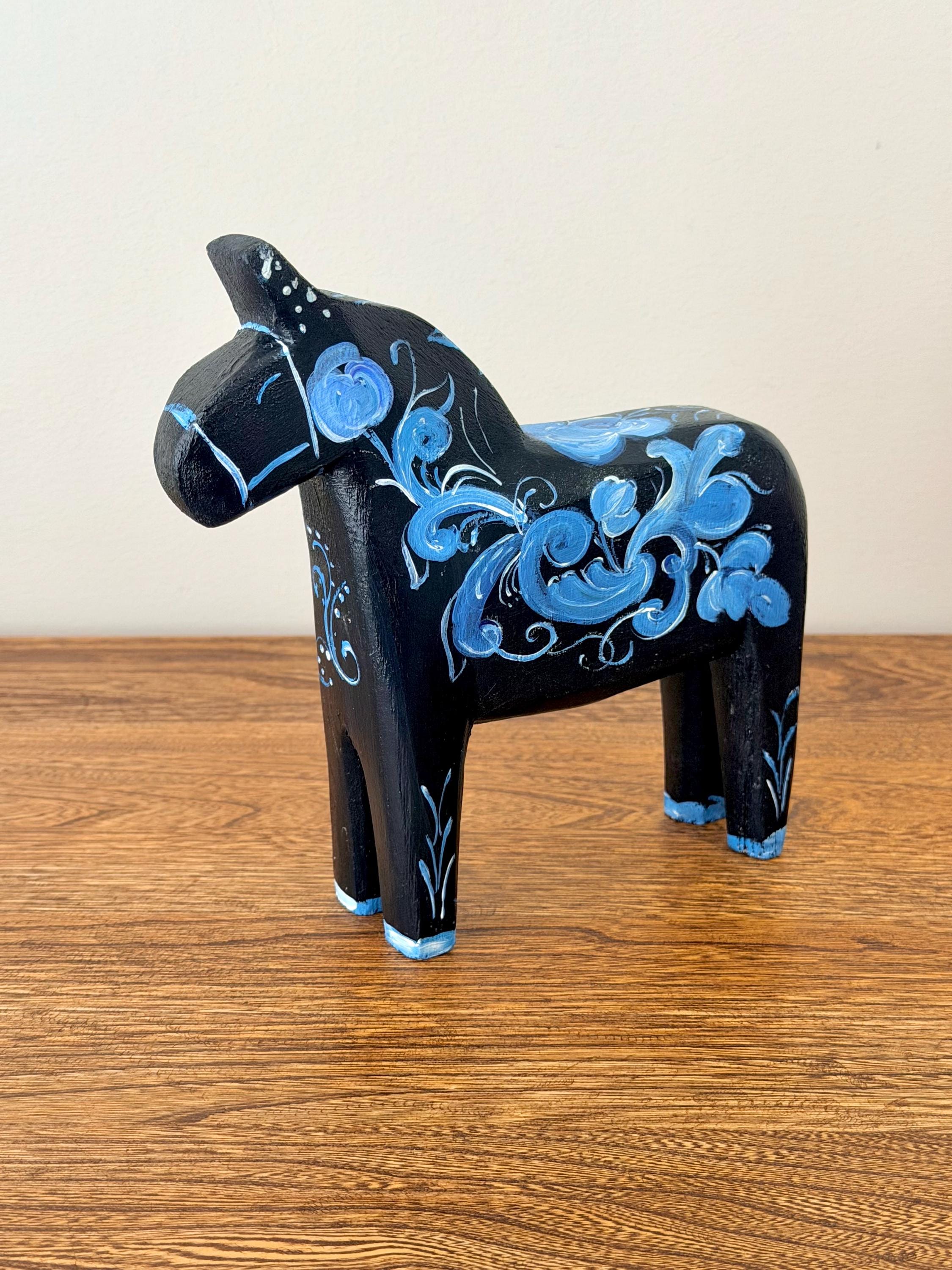 Dala Horse Signed Vintage - Etsy