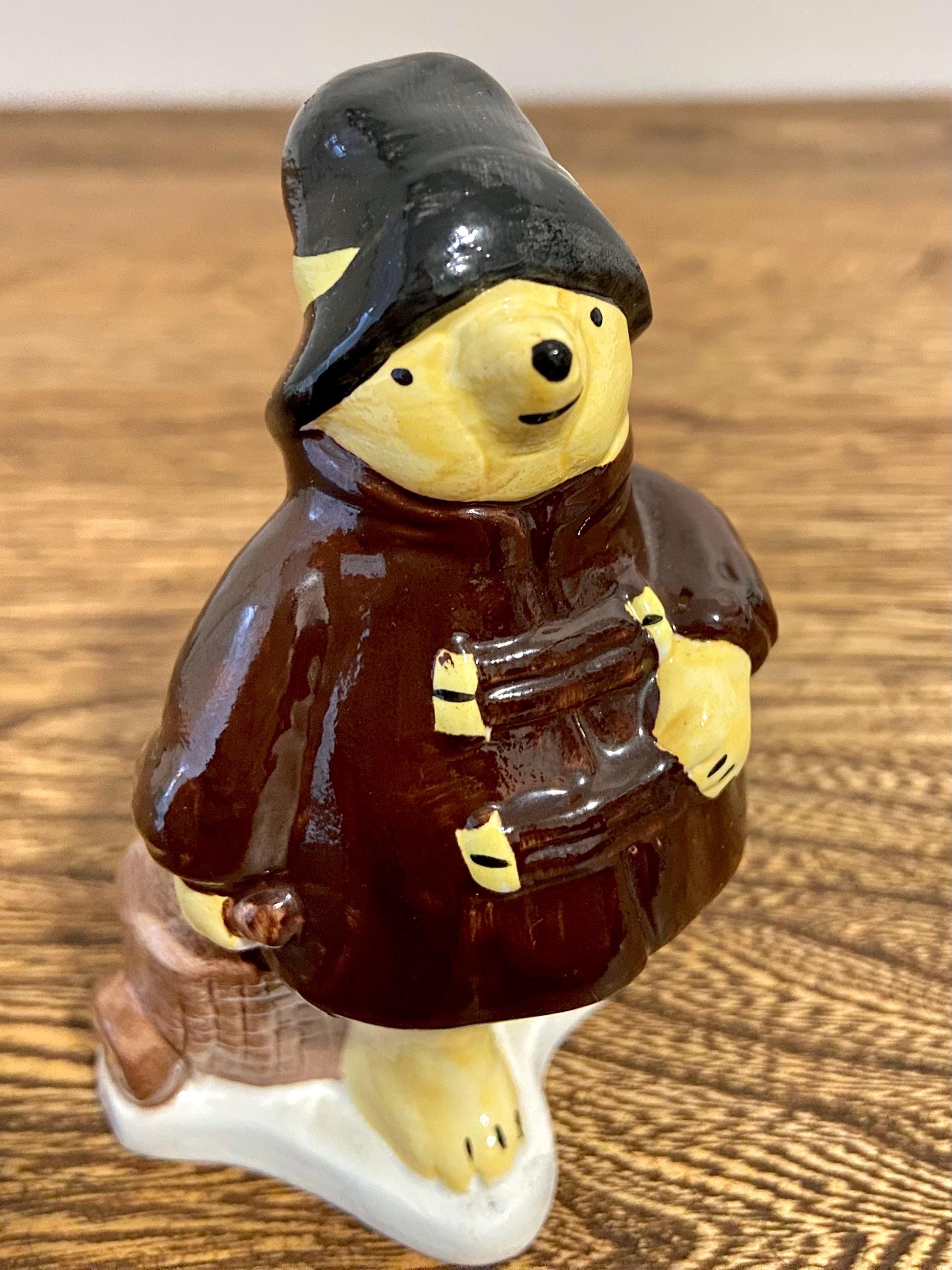 Vintage Paddington Bear Goes Shopping Coalport Figurine, 1976