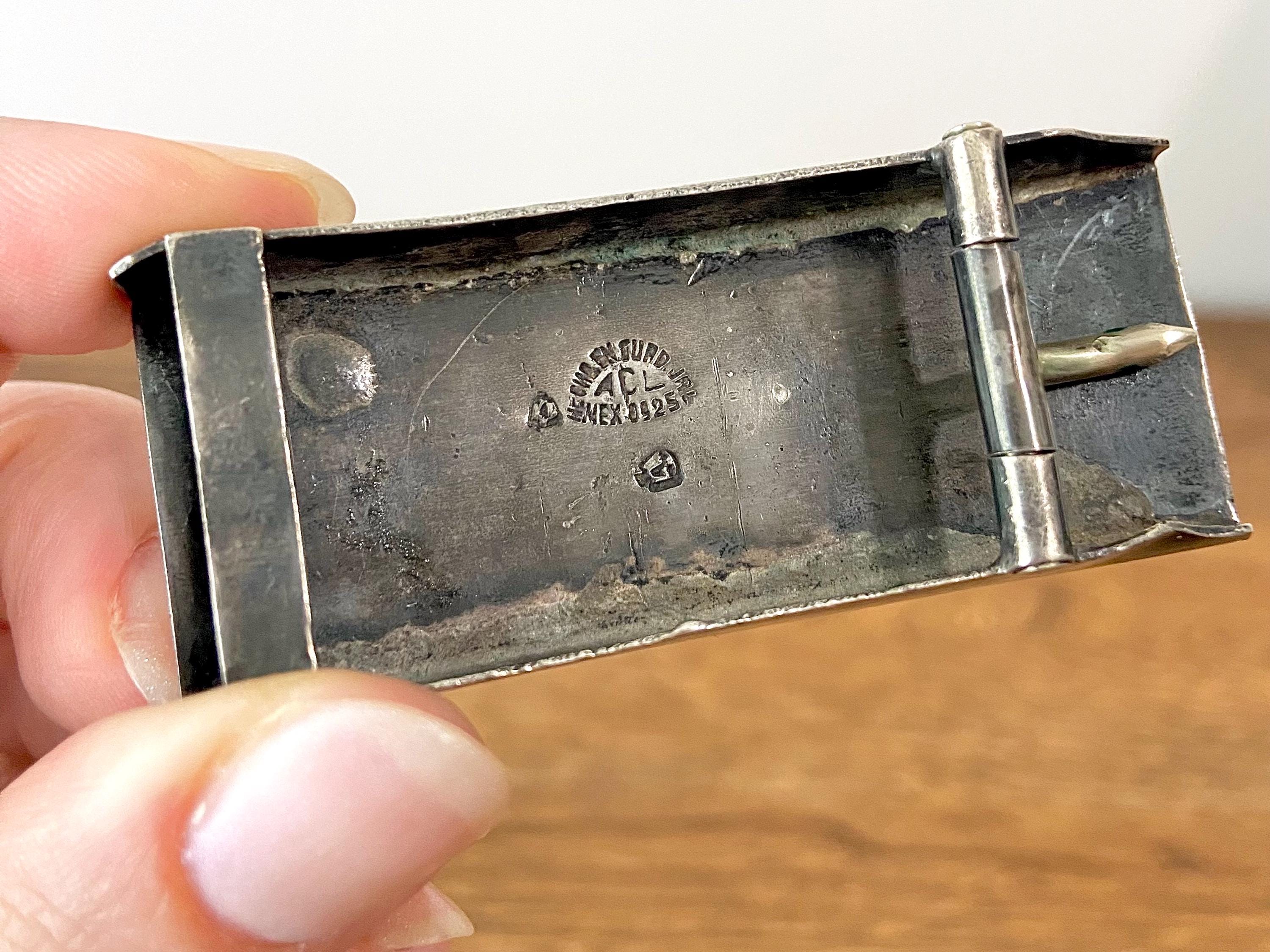 ヴィンテージ メキシカン 925 スターリングシルバー ベルトバックル