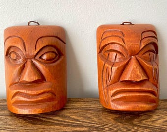 カナダ先住民族の木製装飾プレート - Etsy 日本