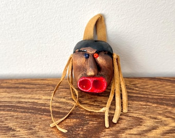 Rare 1970s Kwakiutl NW Coast Native American Mask Ozzie Matilpi