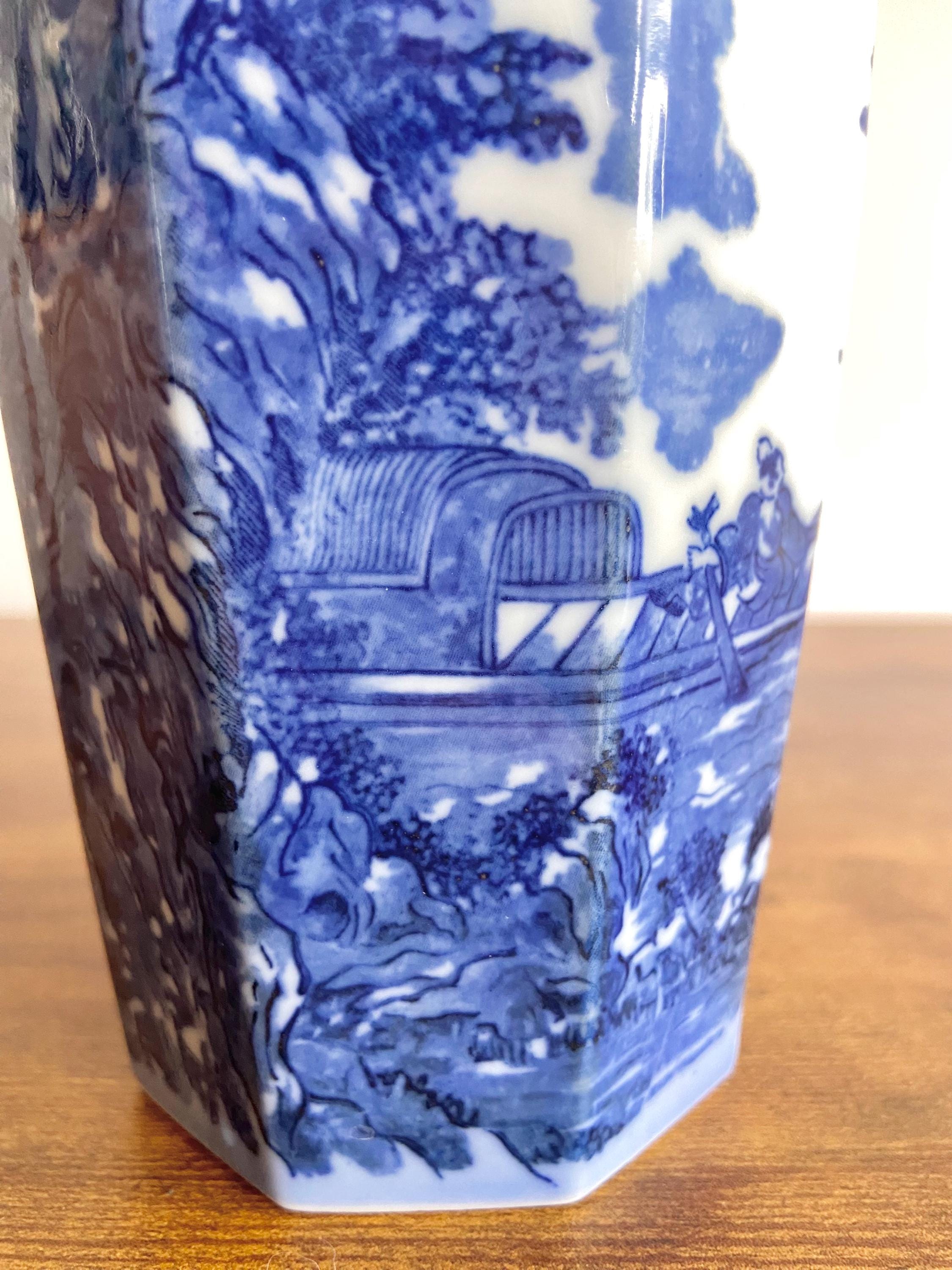 Wazakura Minoyaki Ikebana Keramik-Vase – Handbema Produktbild-Vorschau 4