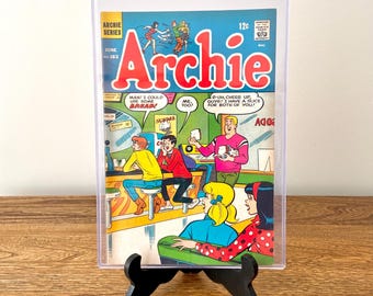 Vintage Archie Comics #182 (junio de 1968): cómic de la Edad de Plata, Jughead, Betty y Verónica, precio de portada: 12 centavos, coleccionable clásico, cómic de los años 60